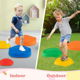 Stepping Stones for Kids 5 PCS Non-Slip Balance Stones with Storage Bag