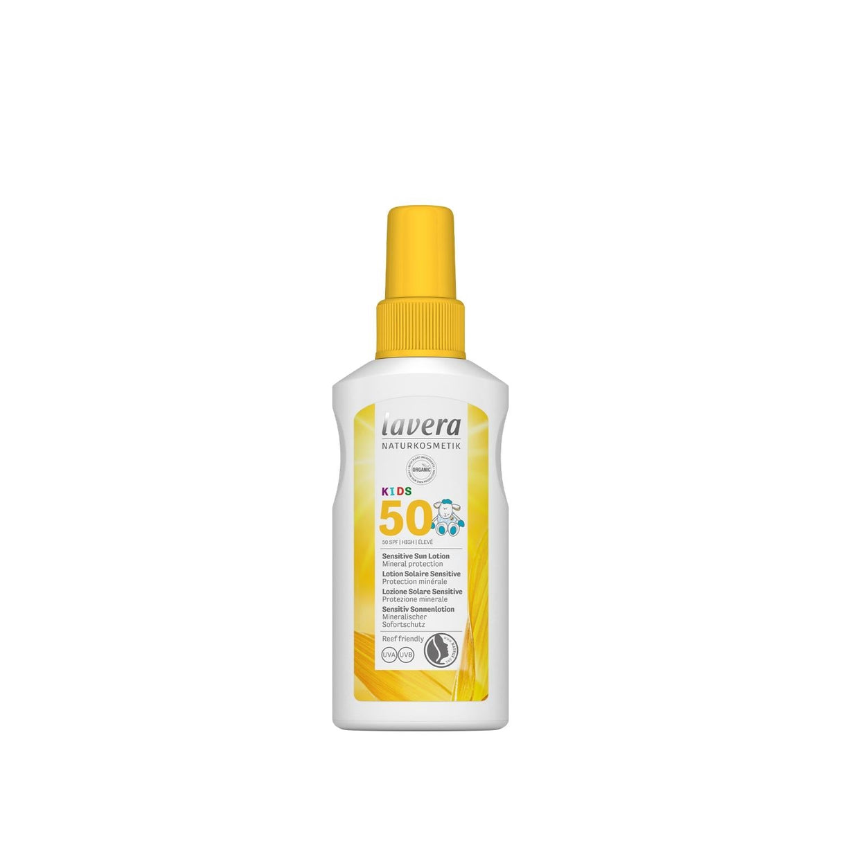 Lavera Children's Sunscreen Lotion SPF 50 - Gentle, Natural Sun Protection for Kids - 3.38 fl oz