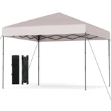 10 X 10 Feet Pop up Canopy Tent with Portable Carrying Bag and 8 Stakes