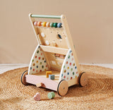 Andador de madera natural versátil Tiny Land® para bebés