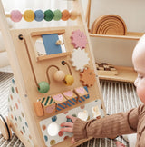 Andador de madera natural versátil Tiny Land® para bebés