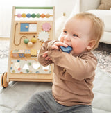 Andador de madera natural versátil Tiny Land® para bebés