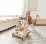 Andador de madera natural versátil Tiny Land® para bebés