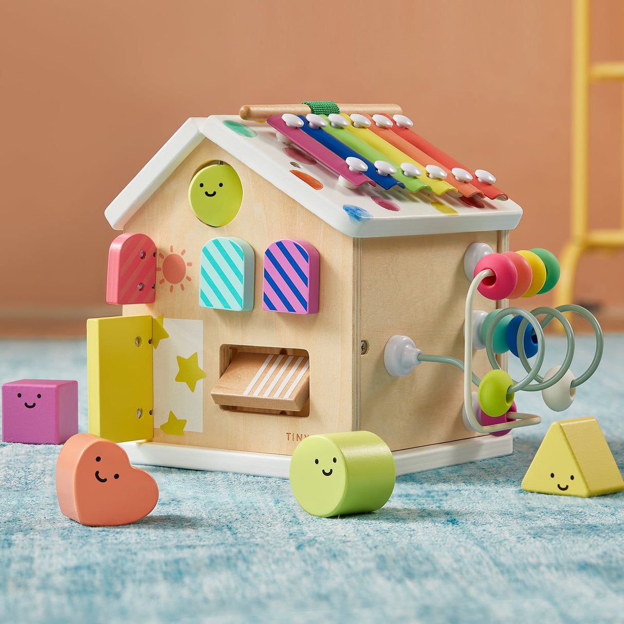Cubo de actividades La Casita de Tiny Land® - Arcoíris