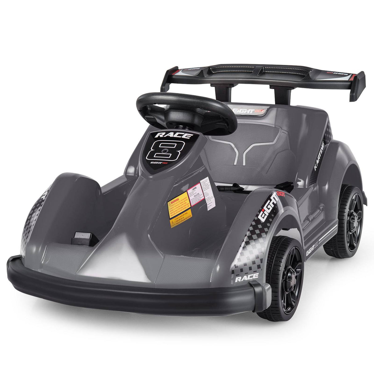 Coche Eléctrico de 6V para Niños con Control Remoto y Cinturón de Seguridad