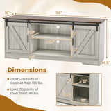 Mueble de TV para televisores de 65 pulgadas, mesa de consola multimedia para sala de estar