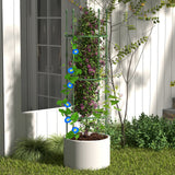 3-Pack Garden Trellis 40 Inch Tall Plant Support Stands with Clips and Ties