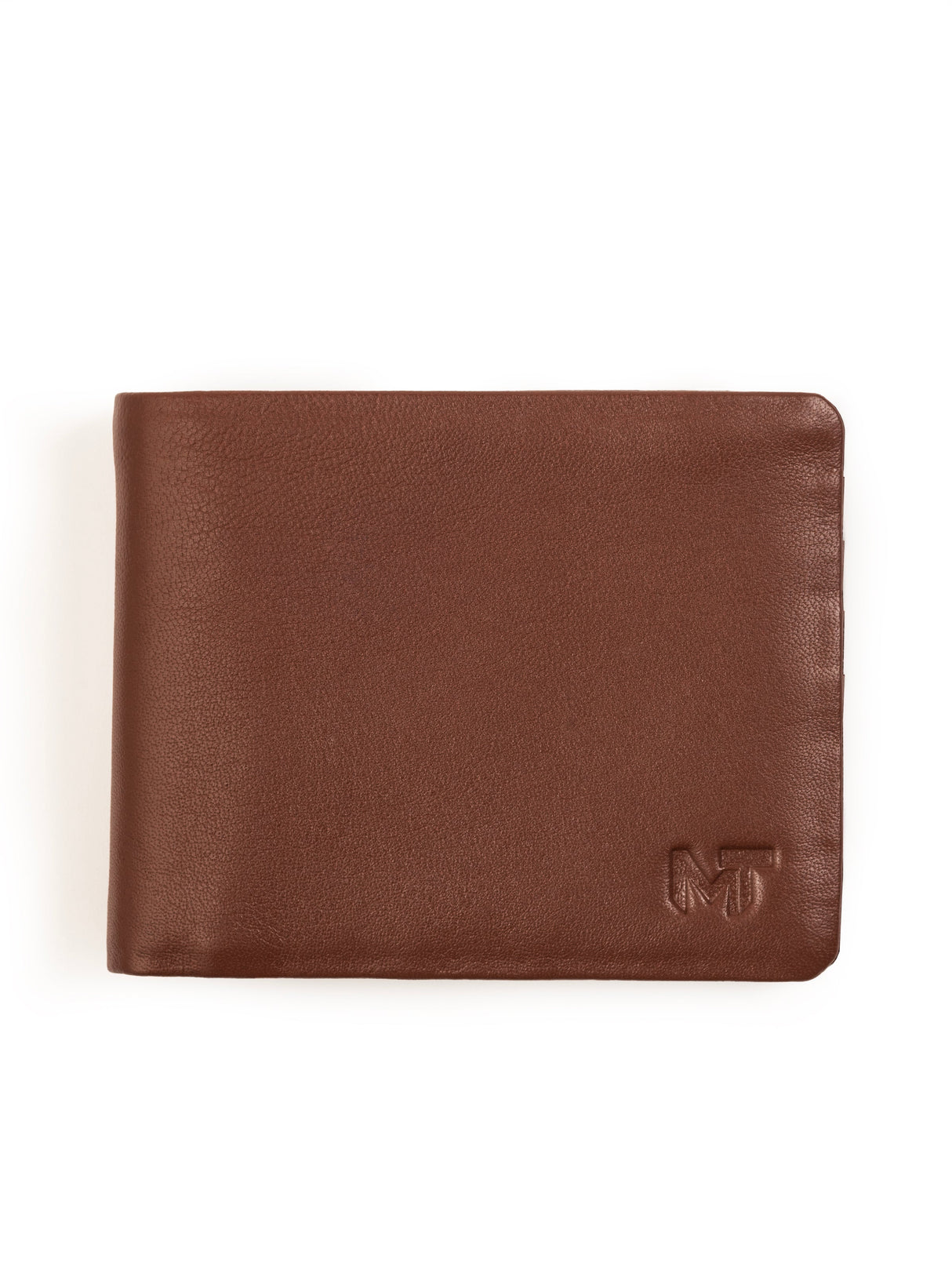 Cartera plegable Kodiak marrón