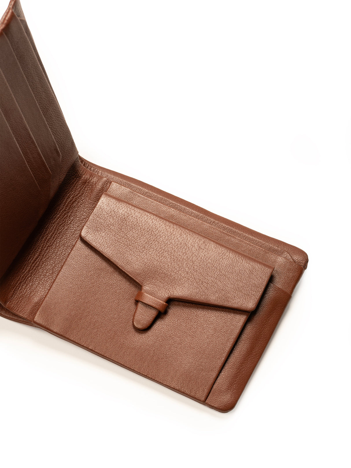 Cartera plegable Kodiak marrón