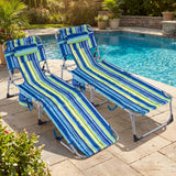 Tanning Chair with Face Arm Holes Folding Chair