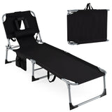 Tanning Chair with Face Arm Holes Folding Chair