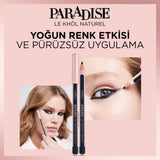 Loreal Paris Paradise Le Kohl Eyeliner - Midnight Black, Long-Lasting, Sensitive Eye Makeup