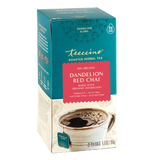 Té de hierbas tostadas de diente de león y chai rojo