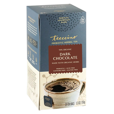 Té de Hierbas Prebiótico SuperBoost de Chocolate Negro