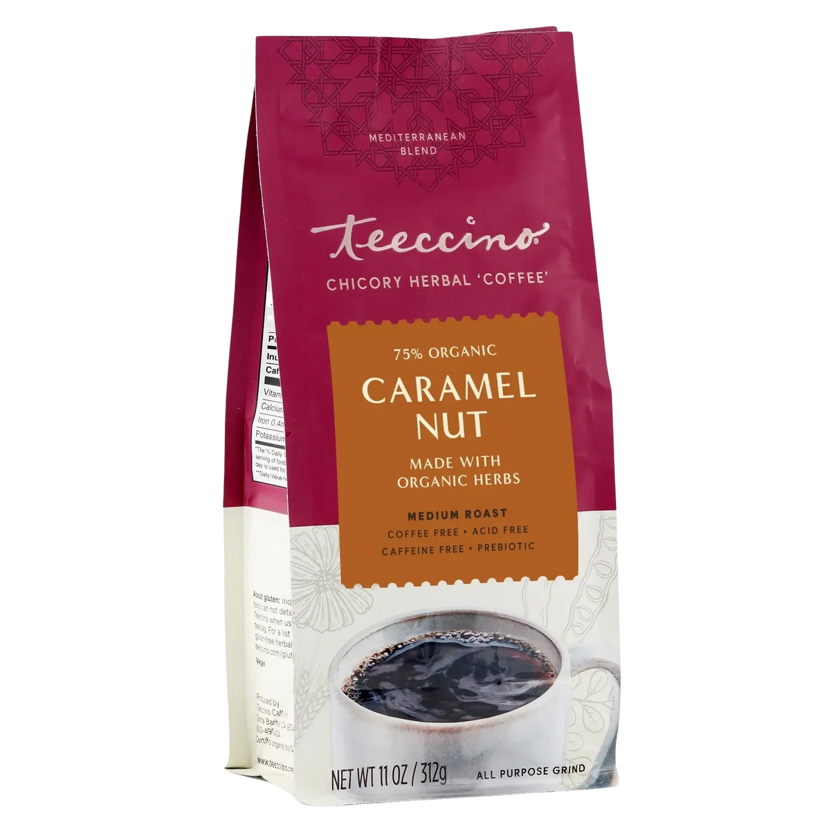 Achicoria con sabor a café de caramelo y nueces
