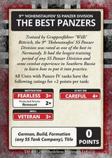 Flames of War: D-Day - Waffen-SS Command Card Pack