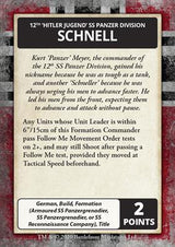 Flames of War: D-Day - Waffen-SS Command Card Pack