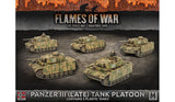 Flames of War: German Panzer III (Late) Tank Platoon (Mid War)