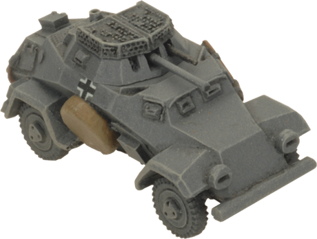 Flames of War: German SD KFZ 221 and 222 Light Scout Troop (Mid War)