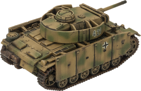 Flames of War: German Panzer III (Late) Tank Platoon (Mid War)