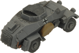 Flames of War: German SD KFZ 221 and 222 Light Scout Troop (Mid War)