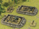 Flames of War: Log Emplacements - Gun Pit Markers