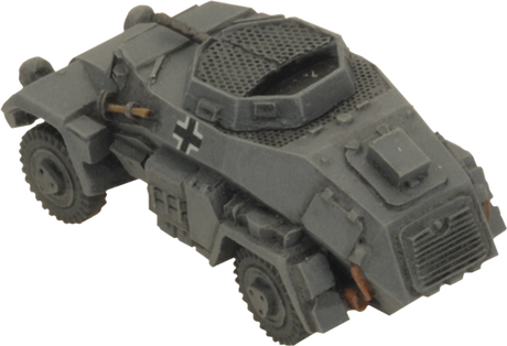 Flames of War: German SD KFZ 221 and 222 Light Scout Troop (Mid War)