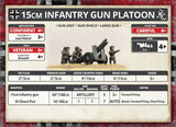 Flames of War: German 15cm Infantry Gun Platoon (Mid War-Iron Cross)