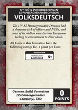 Flames of War: D-Day - Waffen-SS Command Card Pack
