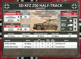 Flames of War: German SD KFZ 250 Transports (Late War)