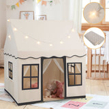 Casa de juegos grande para niños pequeños con luces de estrellas