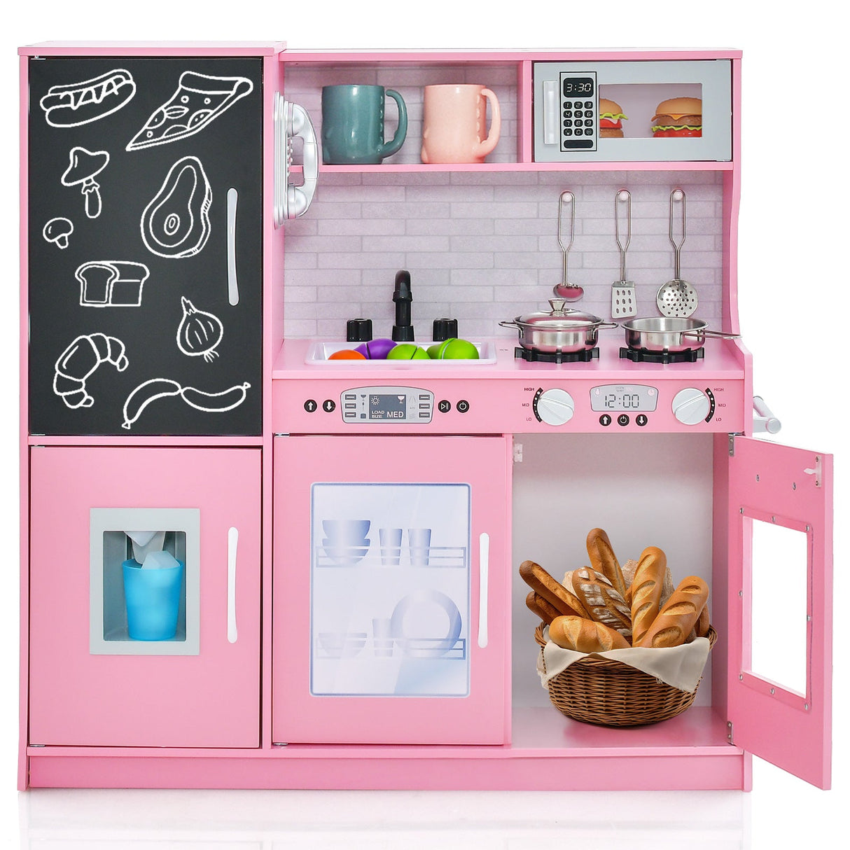 Cocina de juguete para niños y niñas de 3 a 6 años