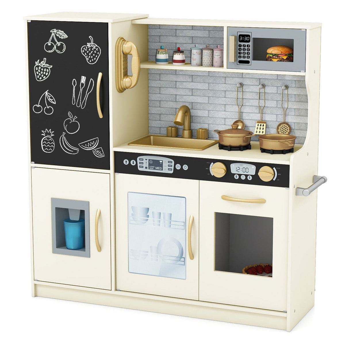 Cocina de juguete para niños y niñas de 3 a 6 años