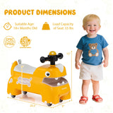 Coche deslizante andador para niños pequeños con luces y música