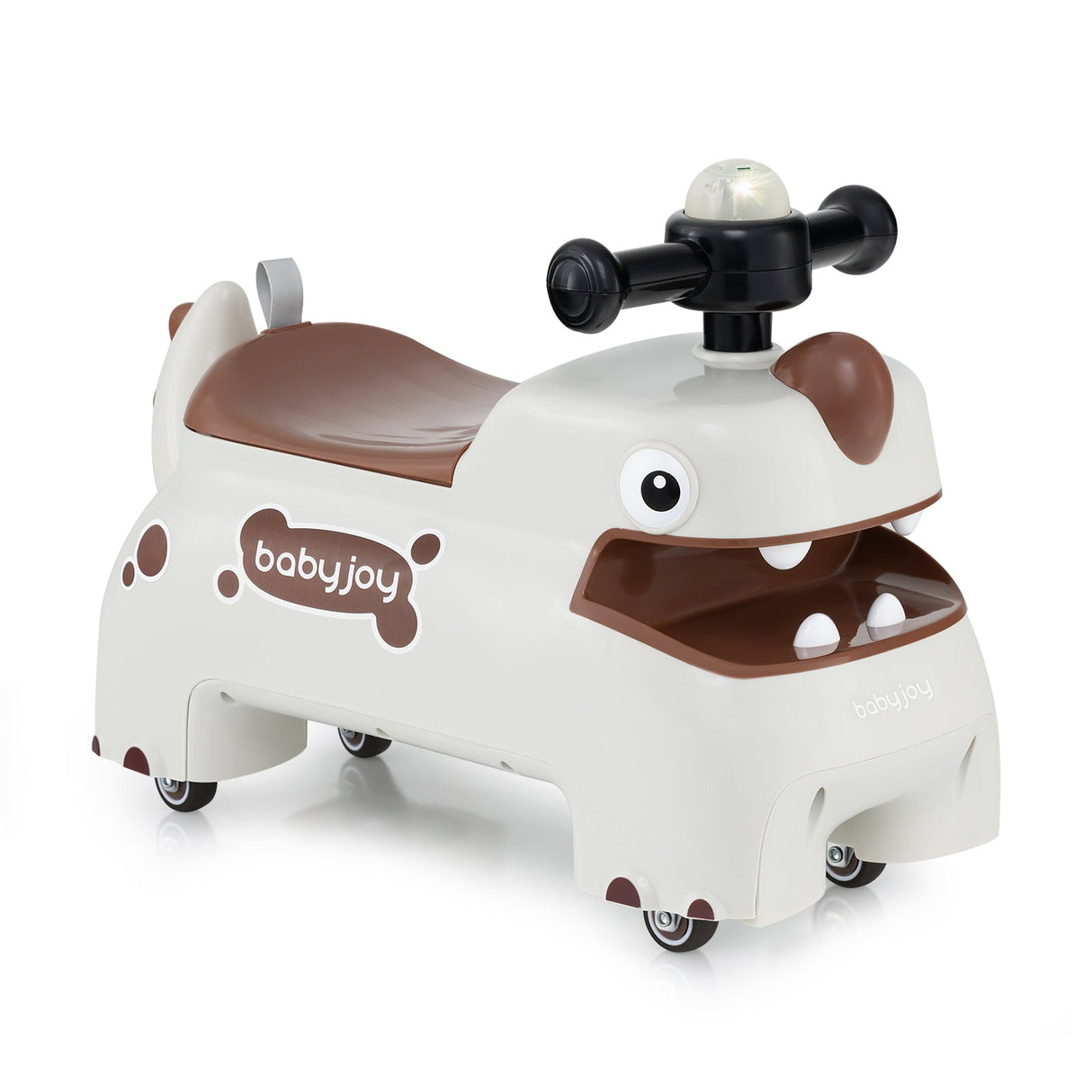 Coche deslizante andador para niños pequeños con luces y música