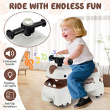 Coche deslizante andador para niños pequeños con luces y música