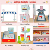 Toy Cart Play Set with POS Machine and Lovely Scale
