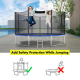 Red de protección de repuesto para trampolín con cremallera