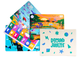 Juego de 4 individuales de viaje