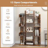 Estantería en forma de árbol con 13 compartimentos