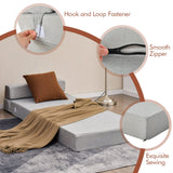 Sillón Cama Plegable Convertible de Tres Pliegues