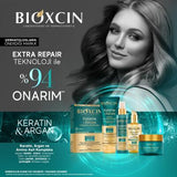 Bioxcin Keratin Argan Hair Care Oil - Nourishing & Repairing Treatment for Damaged Hair, 5.07 fl oz