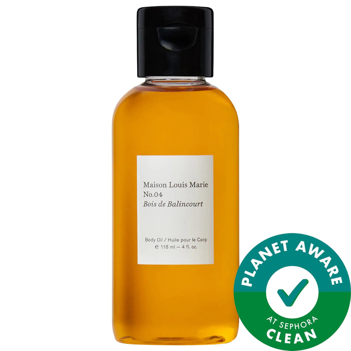 Maison Louis Marie No.04 Bois de Balincourt Body Oil: Hydrating, Antioxidant-Rich Sandalwood & Vetiver for Silky Skin
