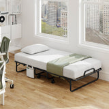 ¡Almohada de $29 gratis con la compra de una cama! Cama plegable tamaño twin con colchón de 5 pulgadas