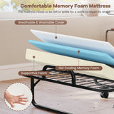 ¡Almohada de $29 gratis con la compra de una cama! Cama plegable tamaño twin con colchón de 5 pulgadas