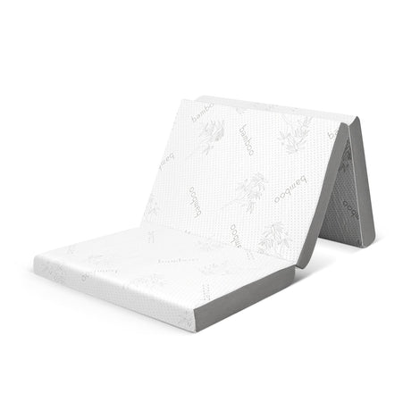 Colchón de espuma viscoelástica de gel refrigerante tríptico de 4 pulgadas