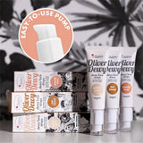 theBalm Oliver Dewy Face Drops Highlighter - Golden Glow: Achieve Radiant, Luminous Skin with this Illuminating Liquid Makeup