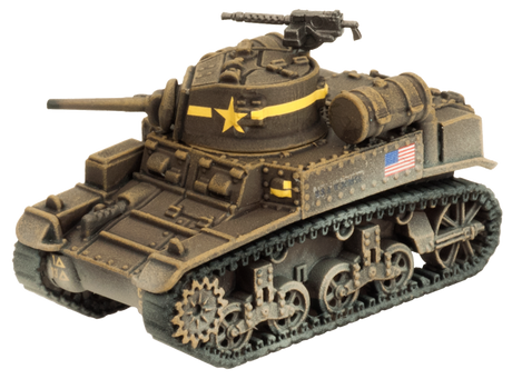 Flames of War: American M3 Stuart Light Tank Platoon (Mid War)