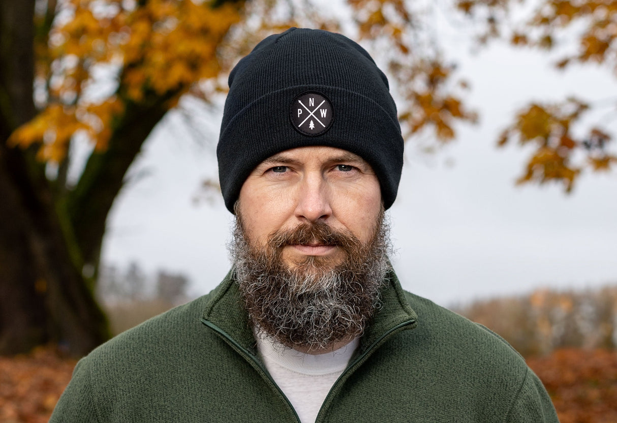 Pacific Northwest Beanie | Black PNW X