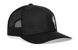 Cactus Trucker Hat  |  Black Cactus Snapback